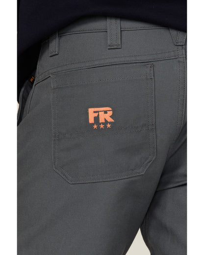 Men's FR Duck Canvas Work Pants Grey