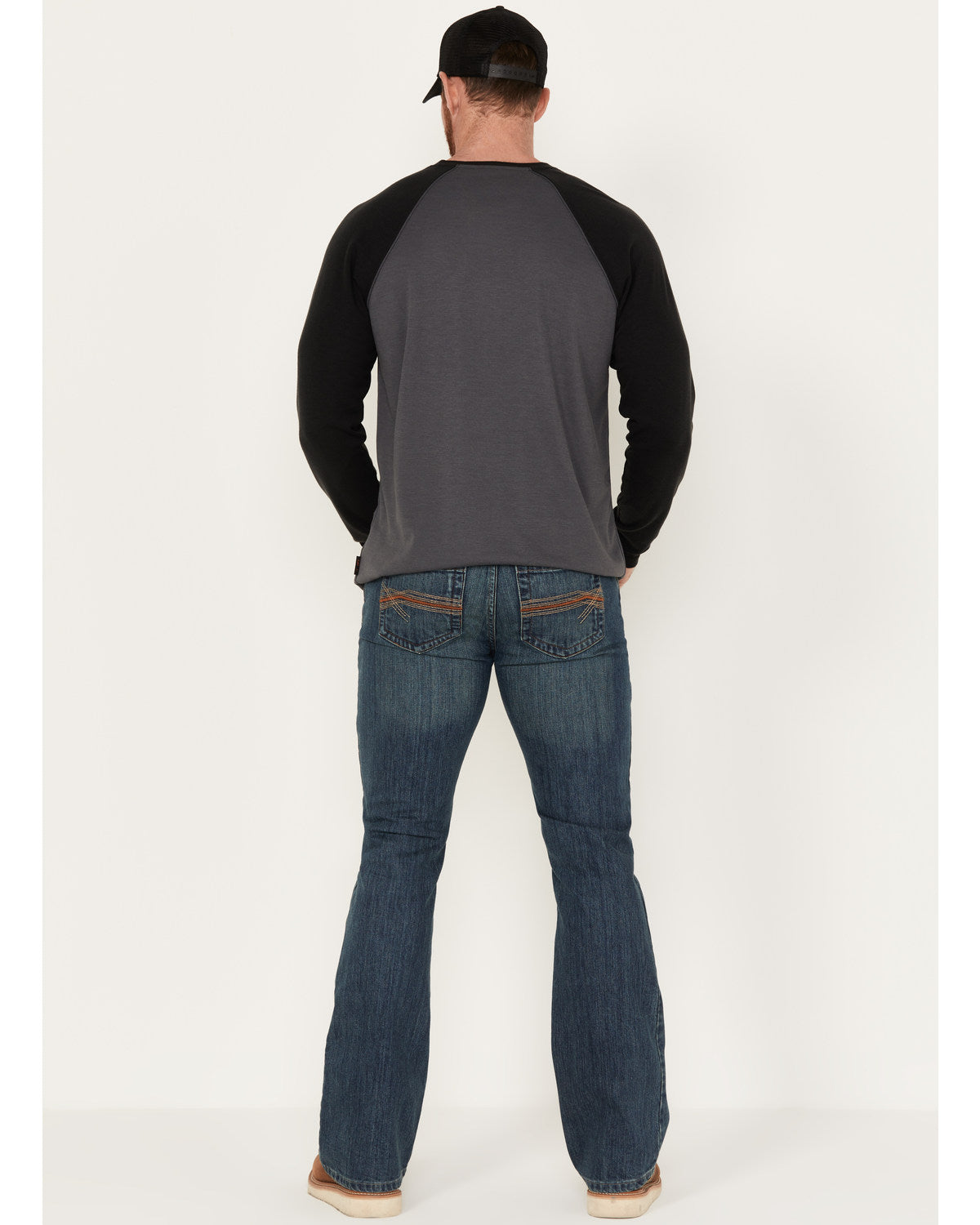 Men's FR Bozeman Medium Wash Slim Bootcut Work Jeans Medium Blue