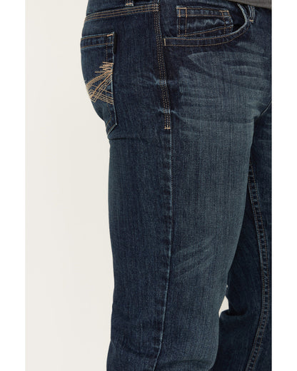 Men's FR Sidewinder Slim Straight Medium Wash Work Jeans Indigo