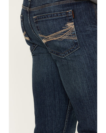 Men's FR Sidewinder Slim Straight Medium Wash Work Jeans Indigo