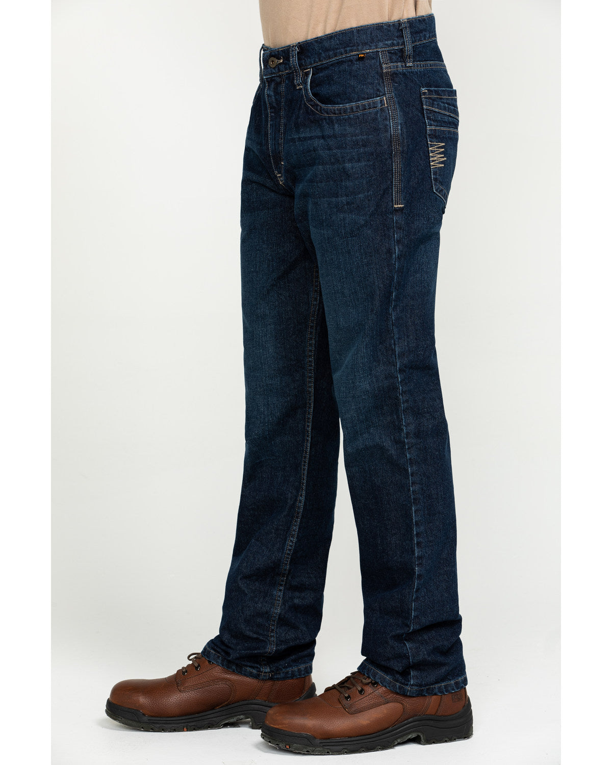 Men's FR Milliken Slim Straight Work Jeans Indigo