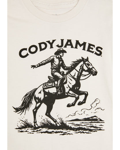 Toddler Boys' Only Rider Short Sleeve Graphic T-Shirt Cream