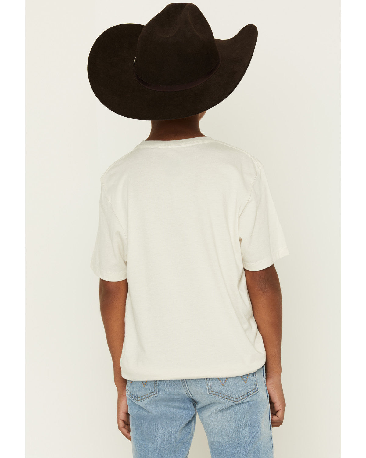 Boys' Moonlit Scenic Print Short Sleeve Graphic T-Shirt Natural