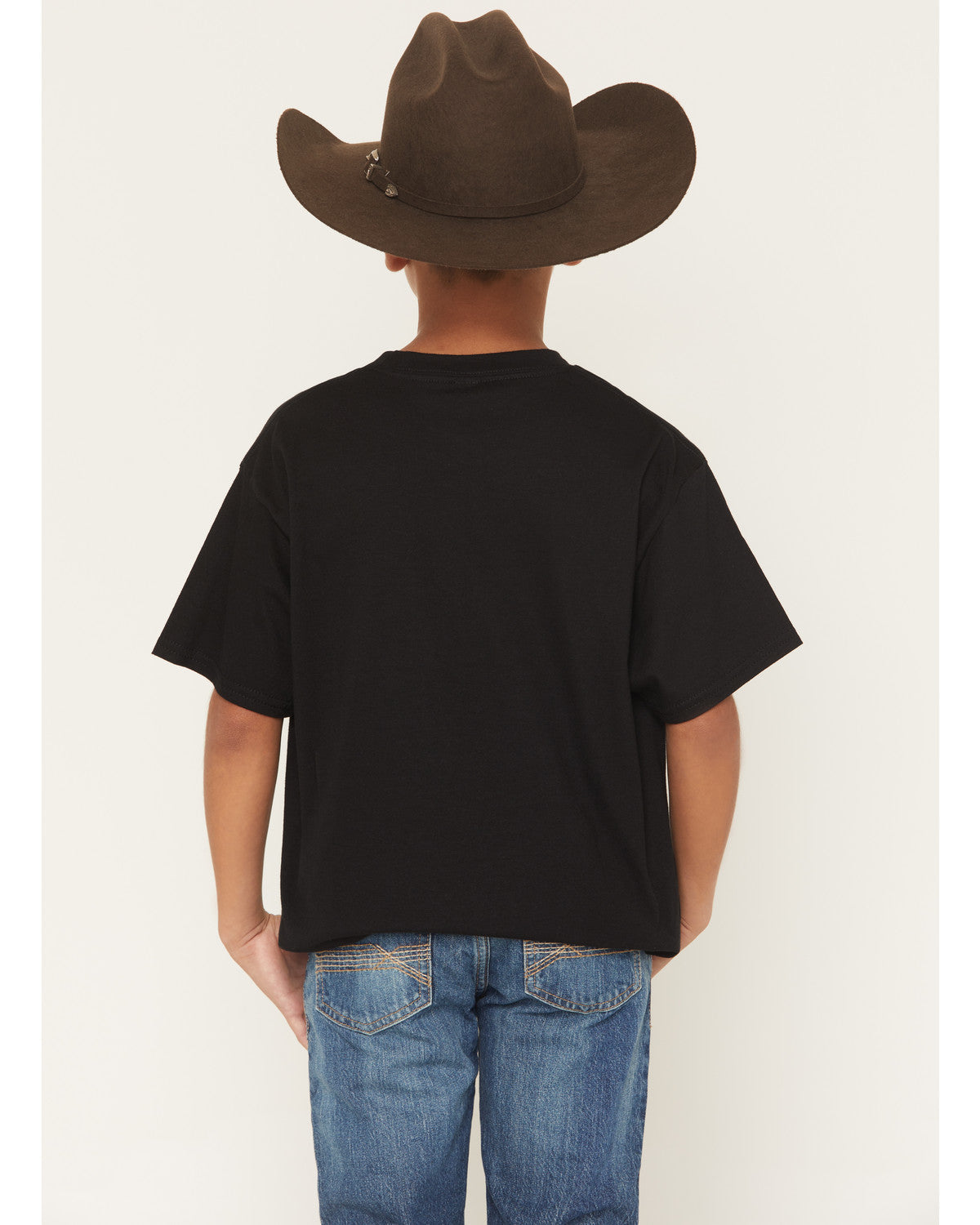 Boys' Americana Bull Short Sleeve Graphic T-Shirt Black