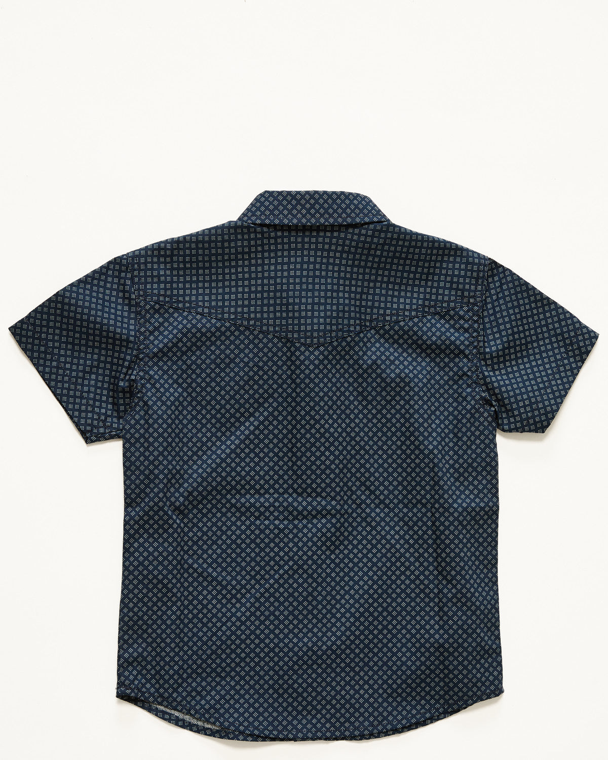 Toddler Boys' Tripp Geo Print Short Sleeve Snap Western Shi Navy