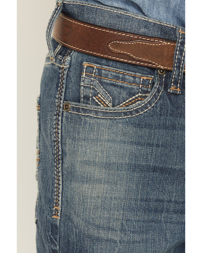 Boys' Texas Dark Wash Relaxed Bootcut Stretch Denim Jeans Dark Wash