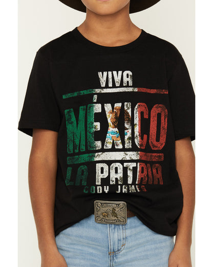Boys' Viva Mexico Short Sleeve Graphic T-Shirt Black