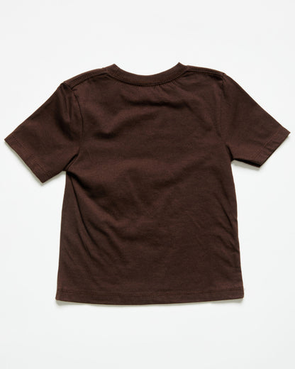 Toddler Boys' USA Steerhead Short Sleeve Graphic T-Shirt Dark Brown
