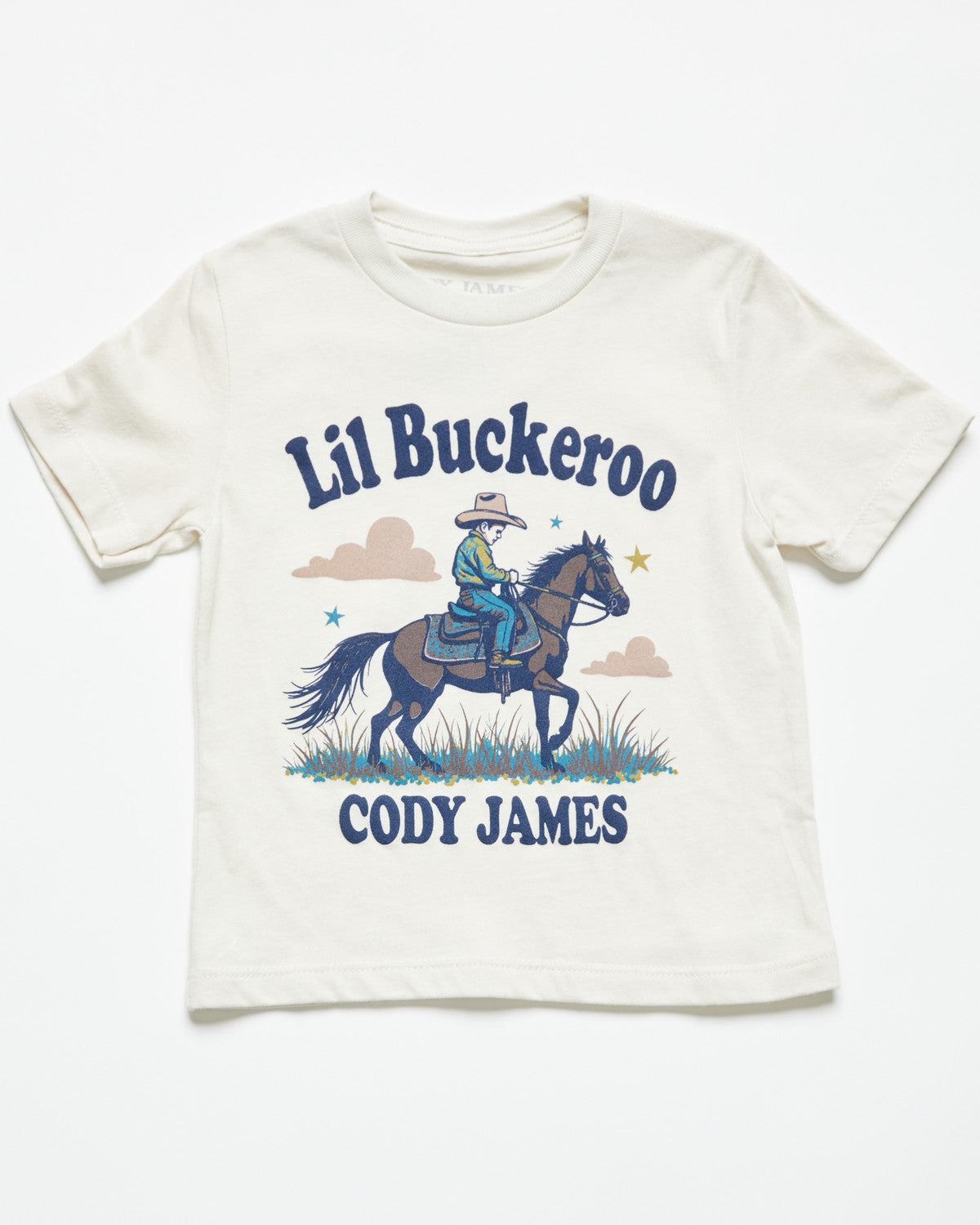 Toddler Boys' Lil Buckaroo Short Sleeve Graphic T-Shirt Natural