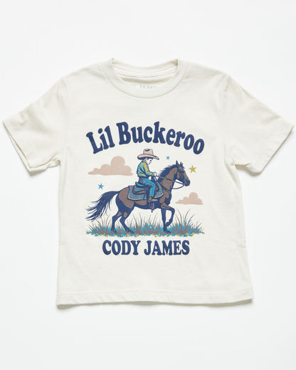 Toddler Boys' Lil Buckaroo Short Sleeve Graphic T-Shirt Natural