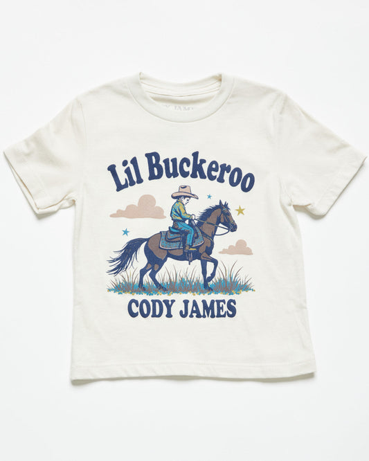 Toddler Boys' Lil Buckaroo Short Sleeve Graphic T-Shirt Natural