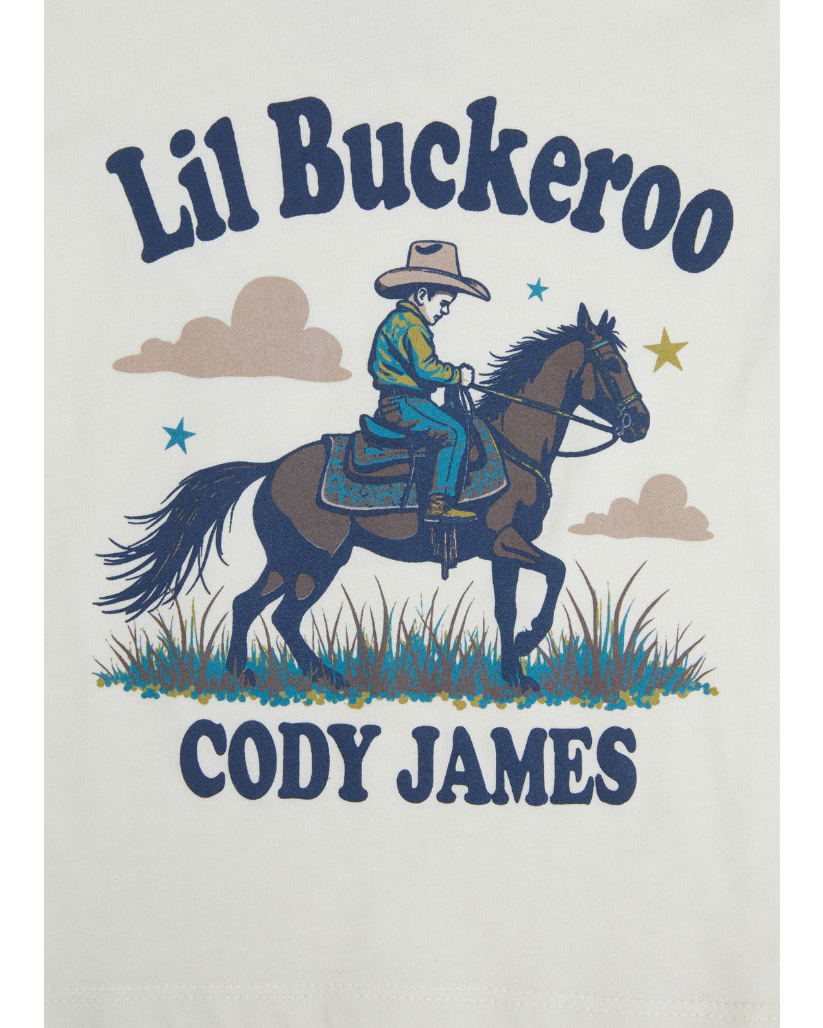 Toddler Boys' Lil Buckaroo Short Sleeve Graphic T-Shirt Natural