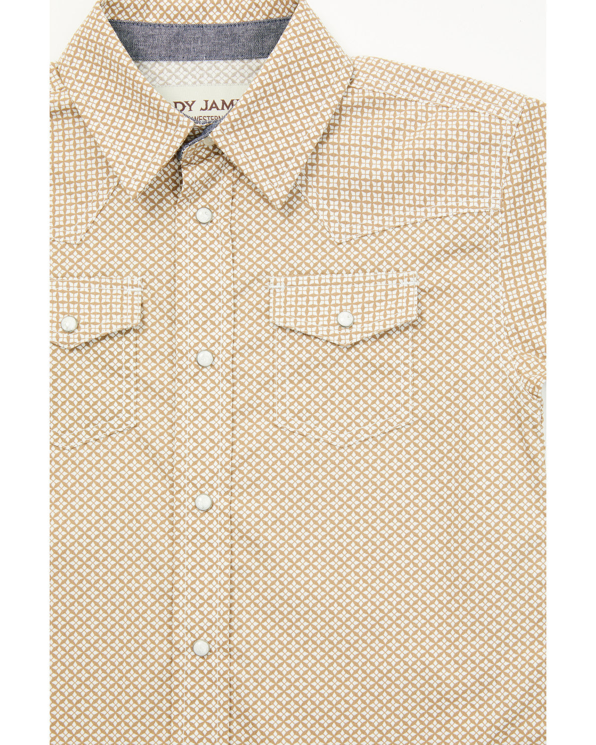 Toddler Boys' Grill and Greet Medallion Print Short Sleeve Tan