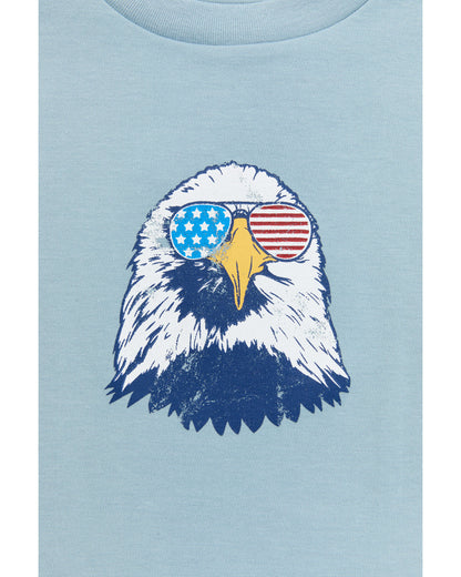 Toddler Boys' USA Shirt and Shorts - 2 Piece Set Blue