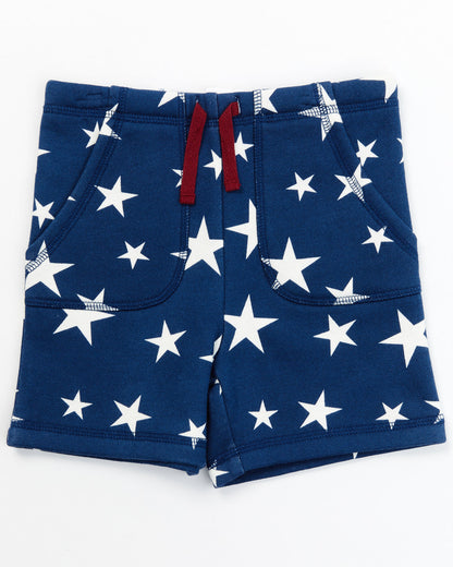 Toddler Boys' USA Shirt and Shorts - 2 Piece Set Blue