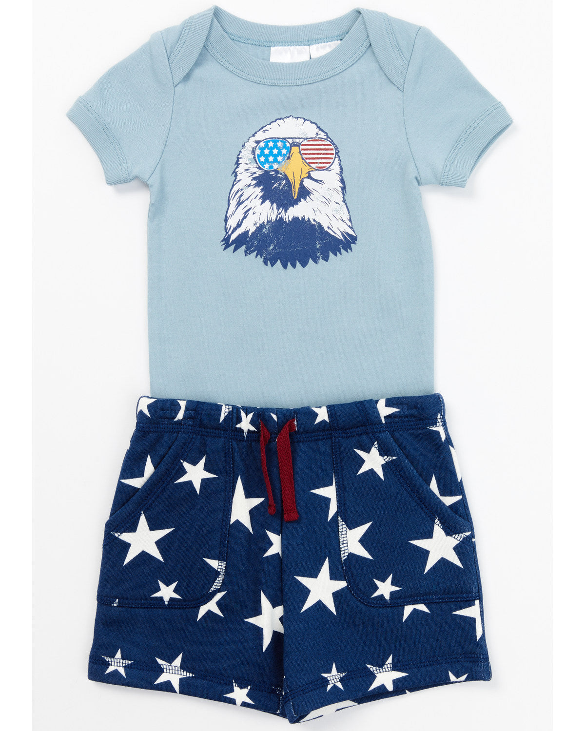 Infant Boys' Stars Infant Set - 2 Piece Blue