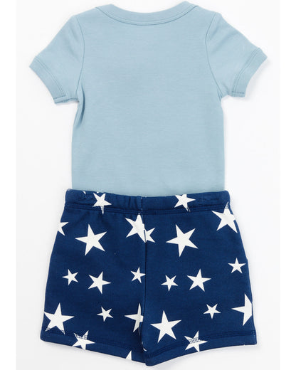Infant Boys' Stars Infant Set - 2 Piece Blue