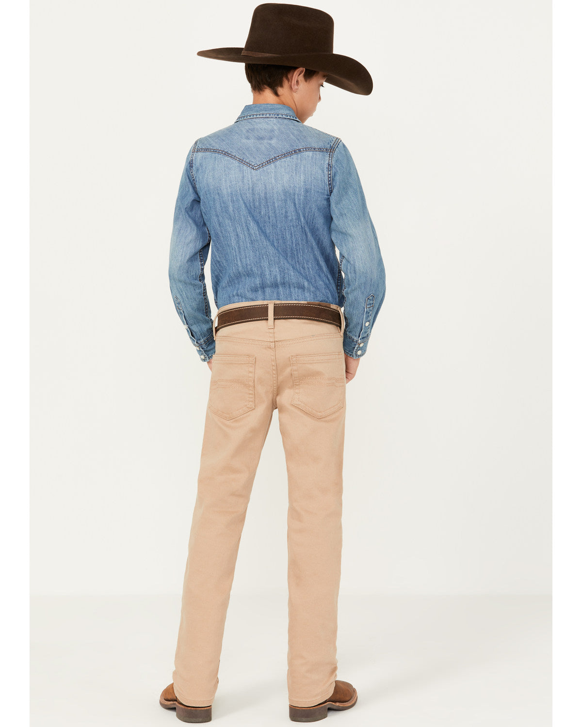 Boys' Dalton Slim Straight Stretch Jeans Tan
