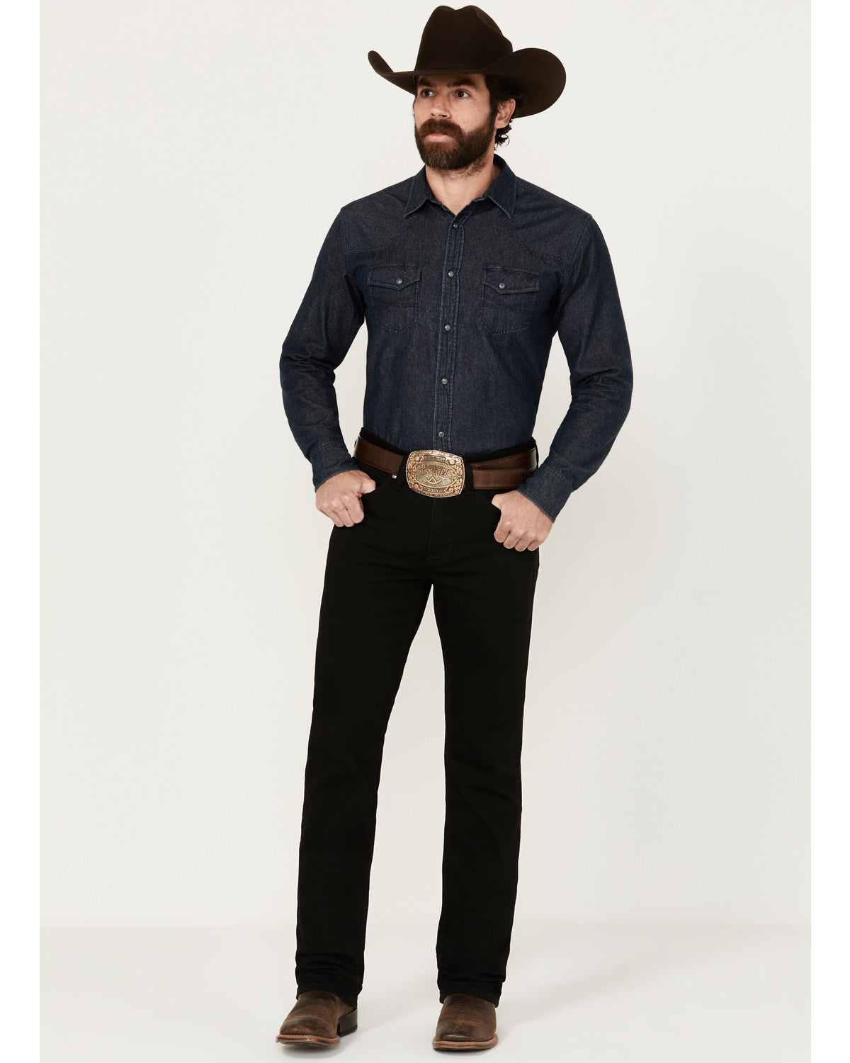 Men's Midnight Wash Jackson Slim Straight Stretch Denim Jea Black