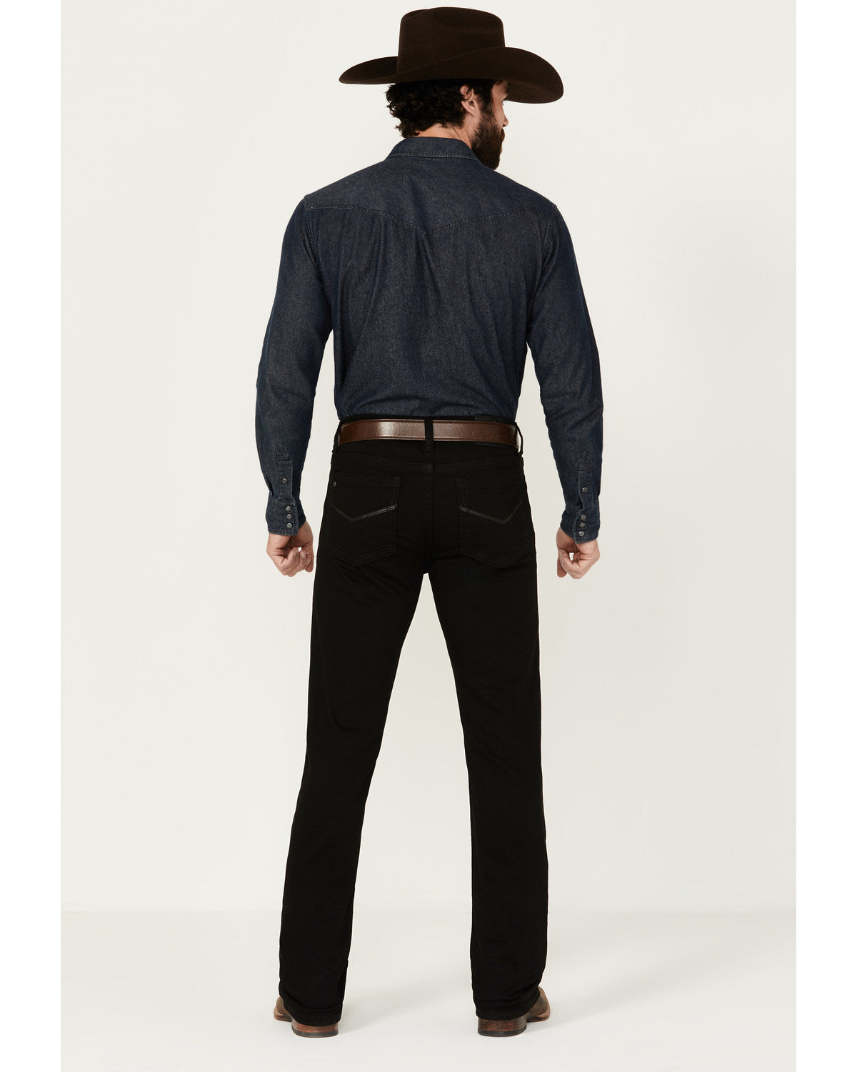 Men's Midnight Wash Jackson Slim Straight Stretch Denim Jea Black