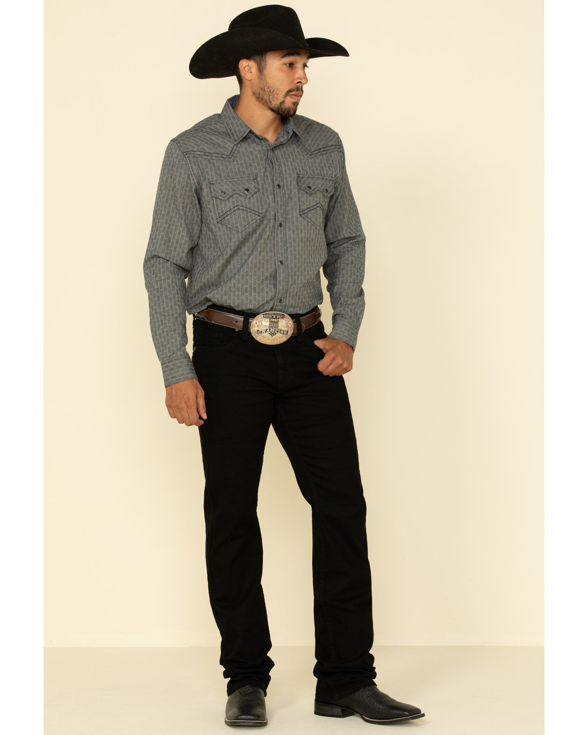 Men's Night Rider Wash Jackson Slim Stackable Straight Stre Black