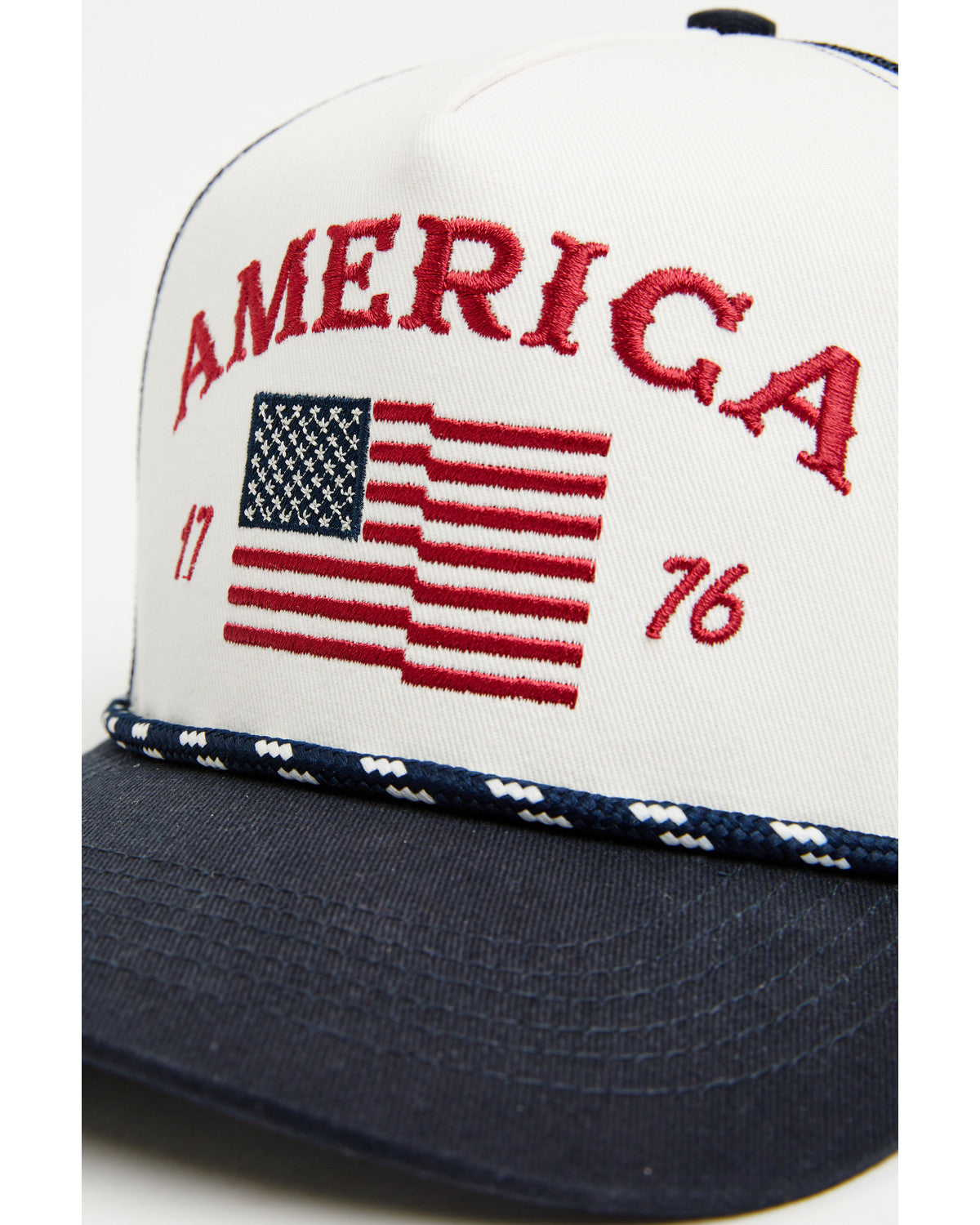 Men's American 1776 Ball Cap Off White
