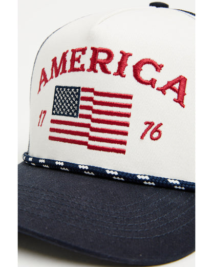 Men's American 1776 Ball Cap Off White