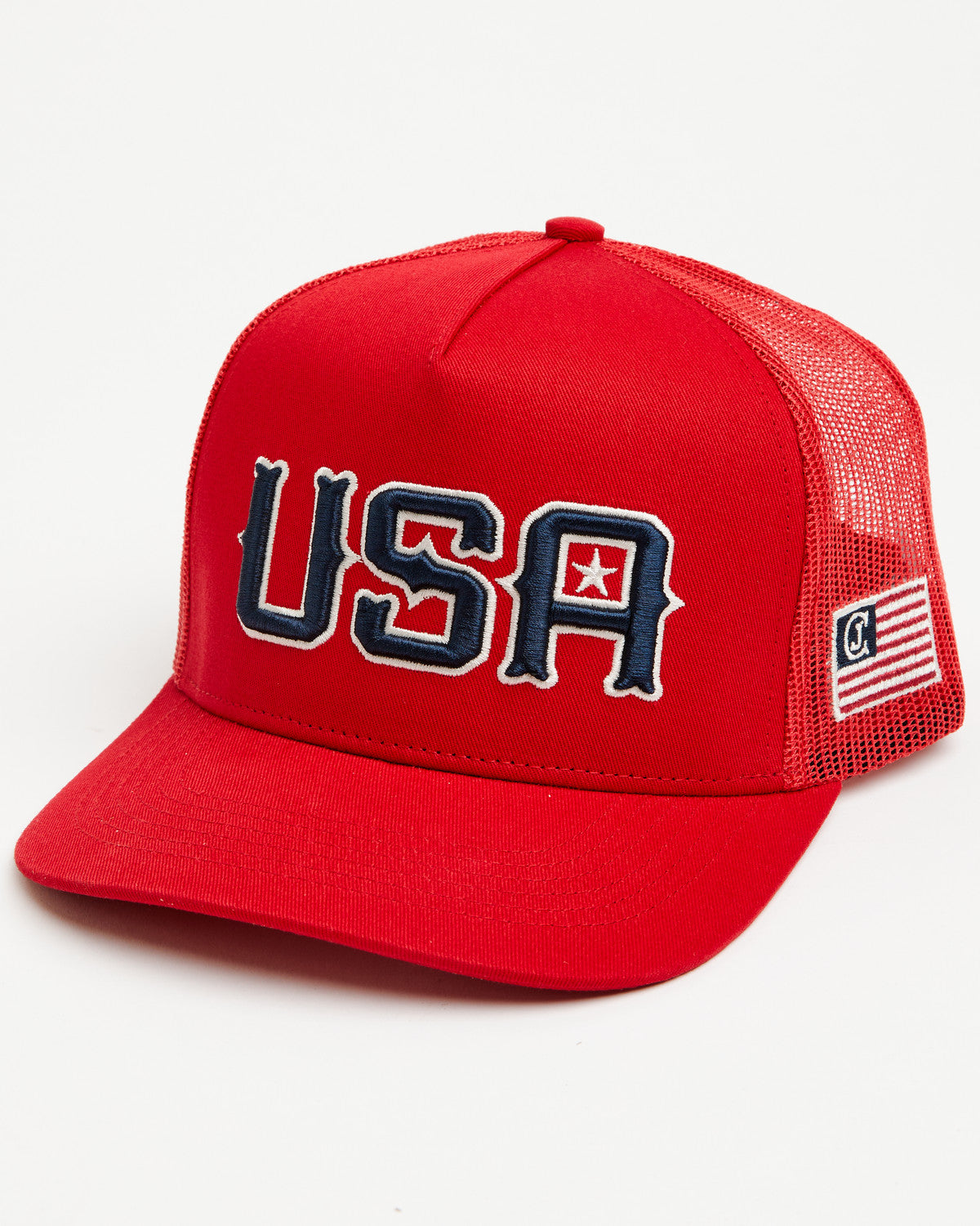 Men's USA Ball Cap Red