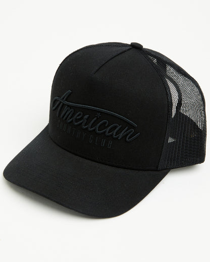 Men's American Country Ball Cap Black