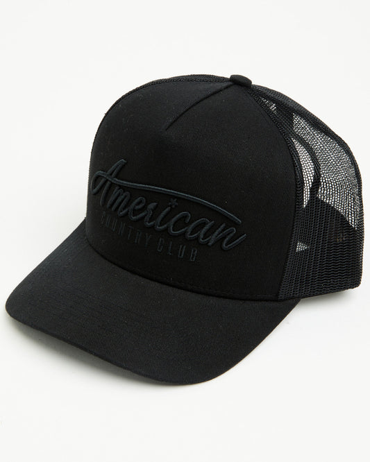 Men's American Country Ball Cap Black