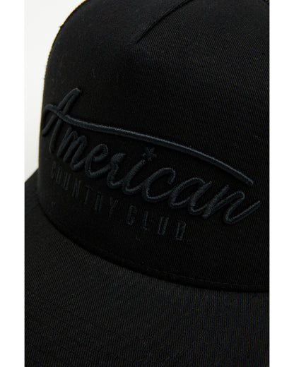Men's American Country Ball Cap Black