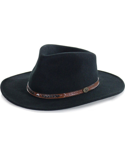 Men's Durango Crushable Felt Western Fashion Hat Black