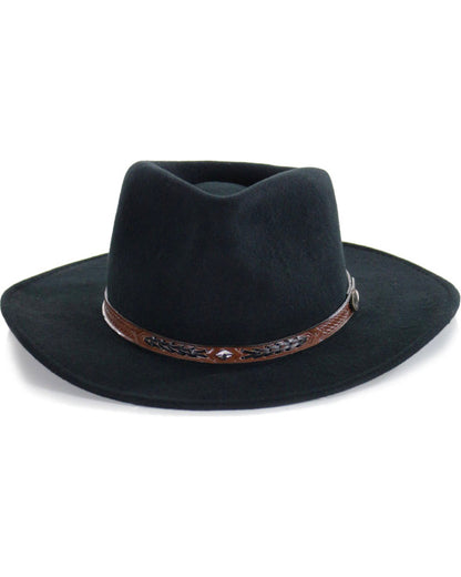 Men's Durango Crushable Felt Western Fashion Hat Black