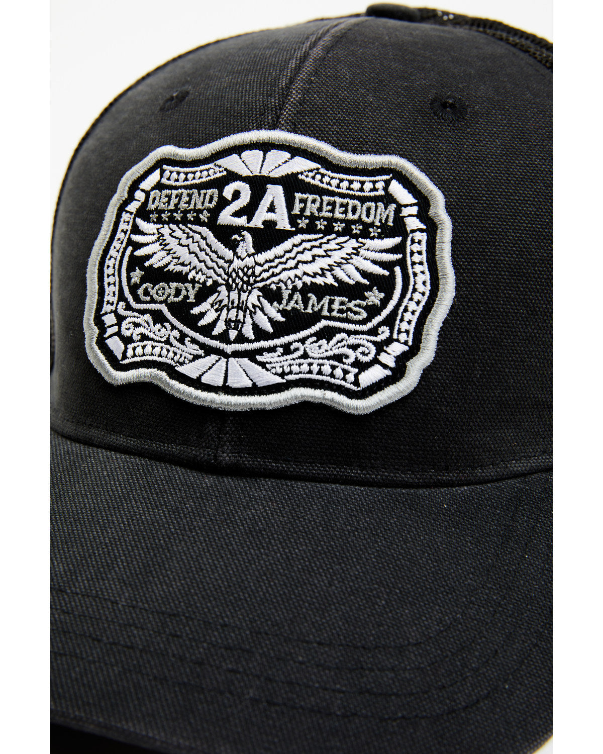 Men's 2A Freedom Eagle Ball Cap Black