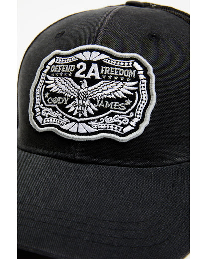 Men's 2A Freedom Eagle Ball Cap Black