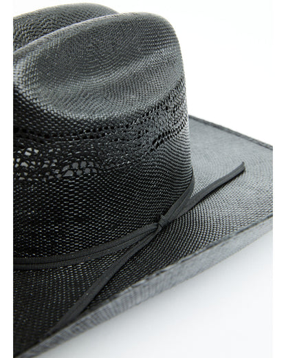 Men's Bangora 15X Straw Cowboy Hat Black