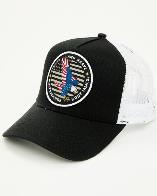 Men's Independence Ball Cap Black/white