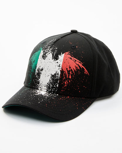 Men's Phoenix Mexico Flag Eagle Ball Cap Black
