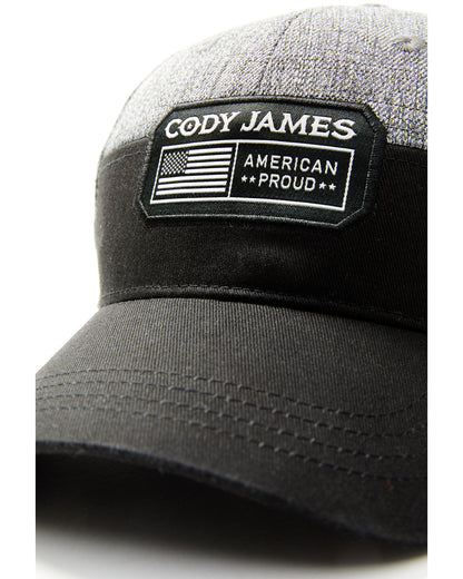 Men's American Proud Patch Ball Cap Black