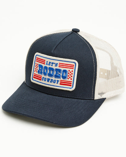 Boys' Let's Rodeo Cowboy Ball Cap Blue