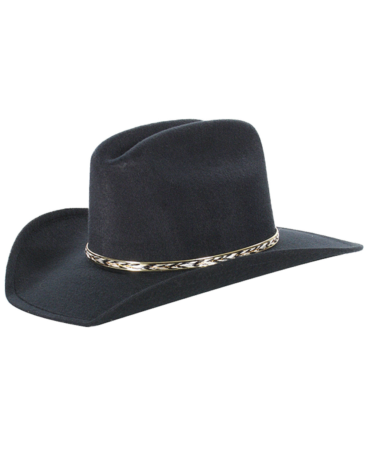 Kids' Felt Cowboy Hat Black