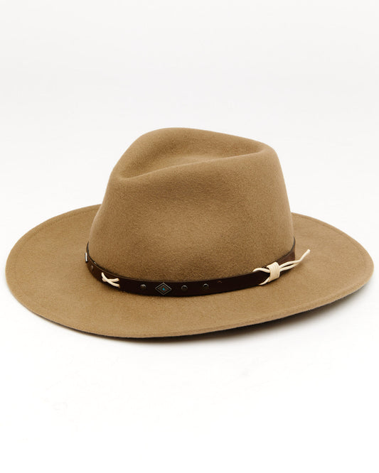 Men's Trec Wool Felt Western Hat Mushroom
