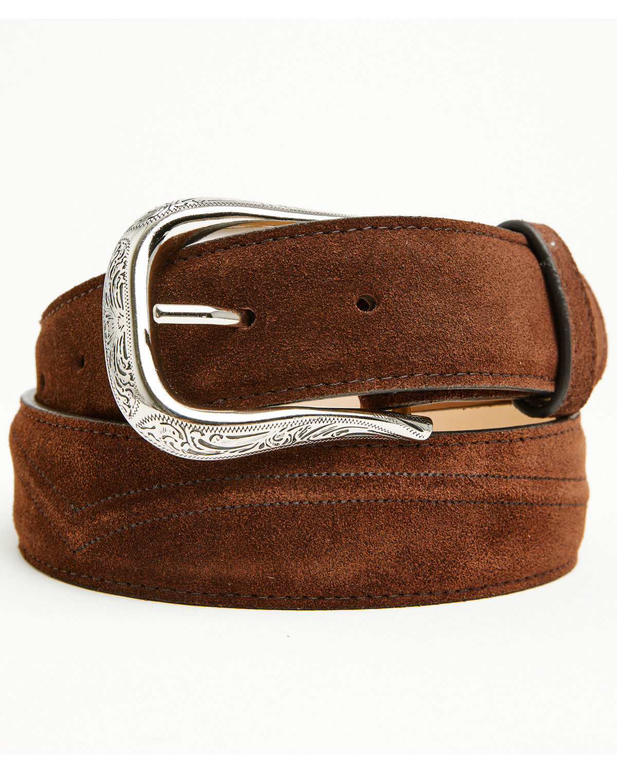 Black 1978® Men's Monty Suede Belt Chocolate