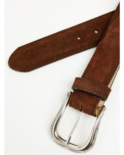 Black 1978® Men's Monty Suede Belt Chocolate