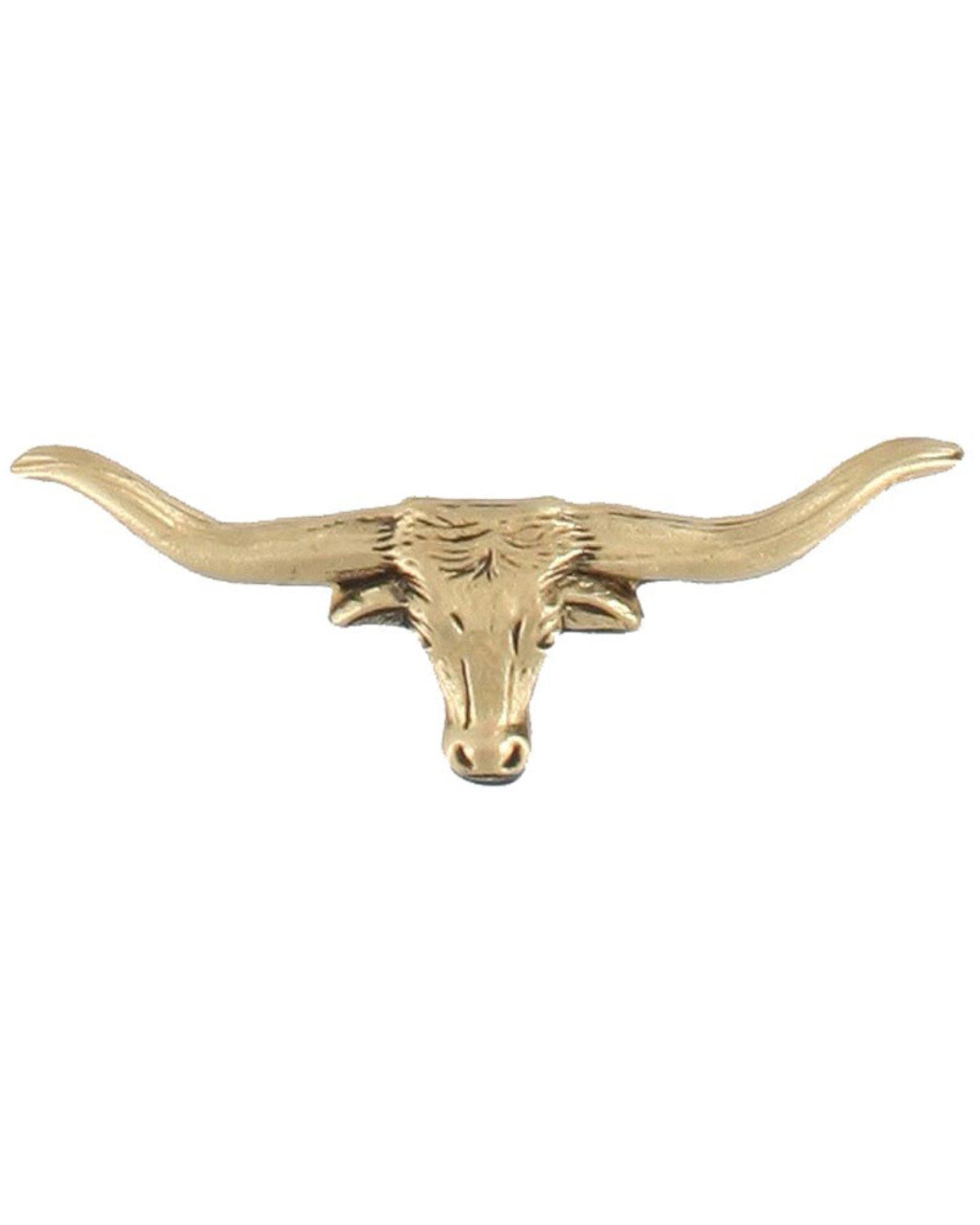 Men's Interchangeable Longhorn Belt Buckle Silver