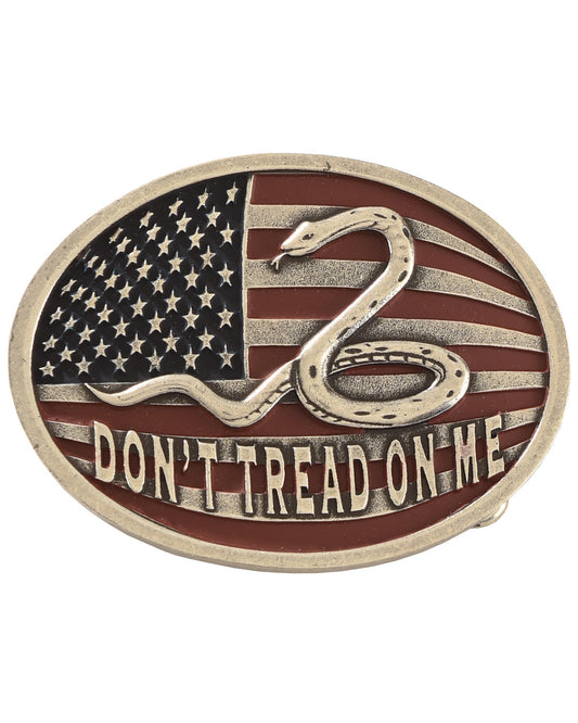 Men's Don't Tread on Me Belt Buckle Multi