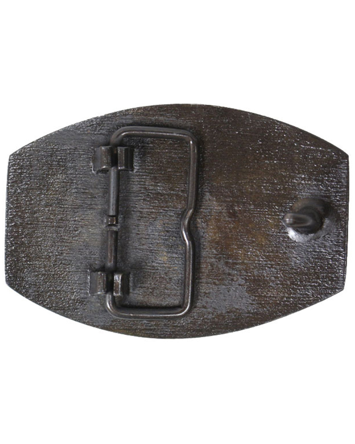 Men's Antiqued Longhorn Cactus Buckle Multi