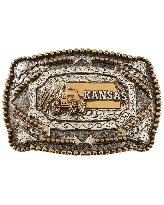 Kansas Belt Buckle Multi