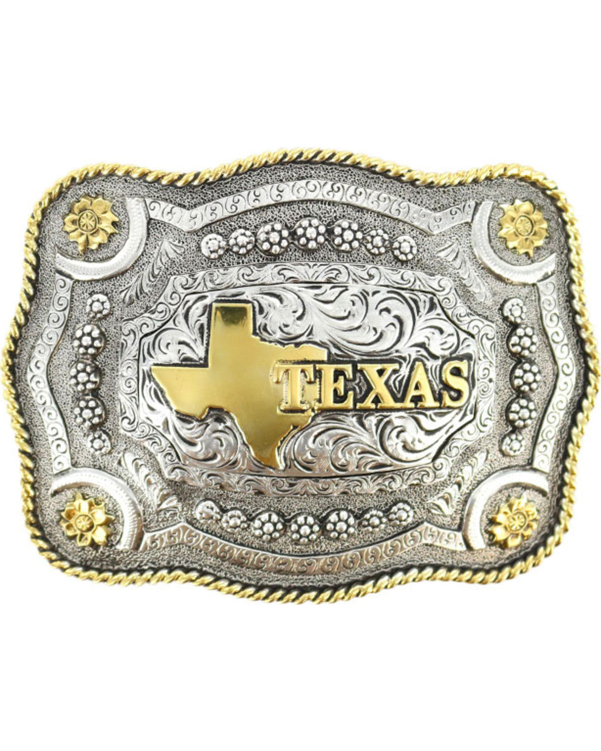 Men's Texas Rectangular Belt Buckle Multi