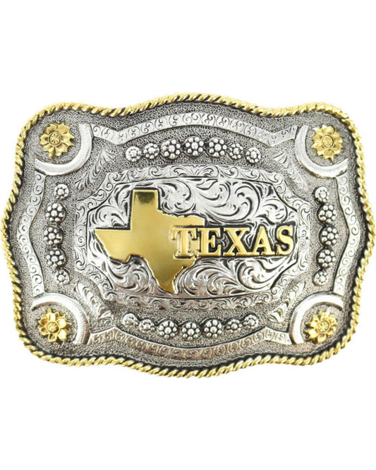 Men's Texas Rectangular Belt Buckle Multi